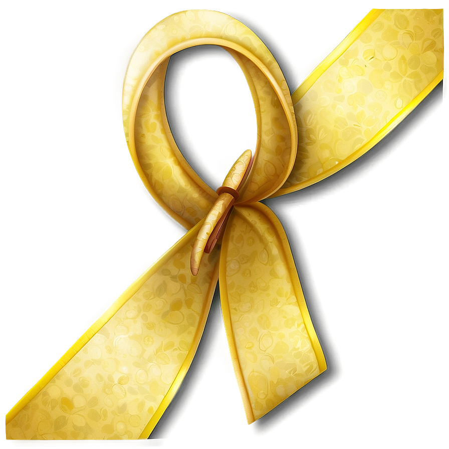 Yellow Ribbon Border Png 06262024