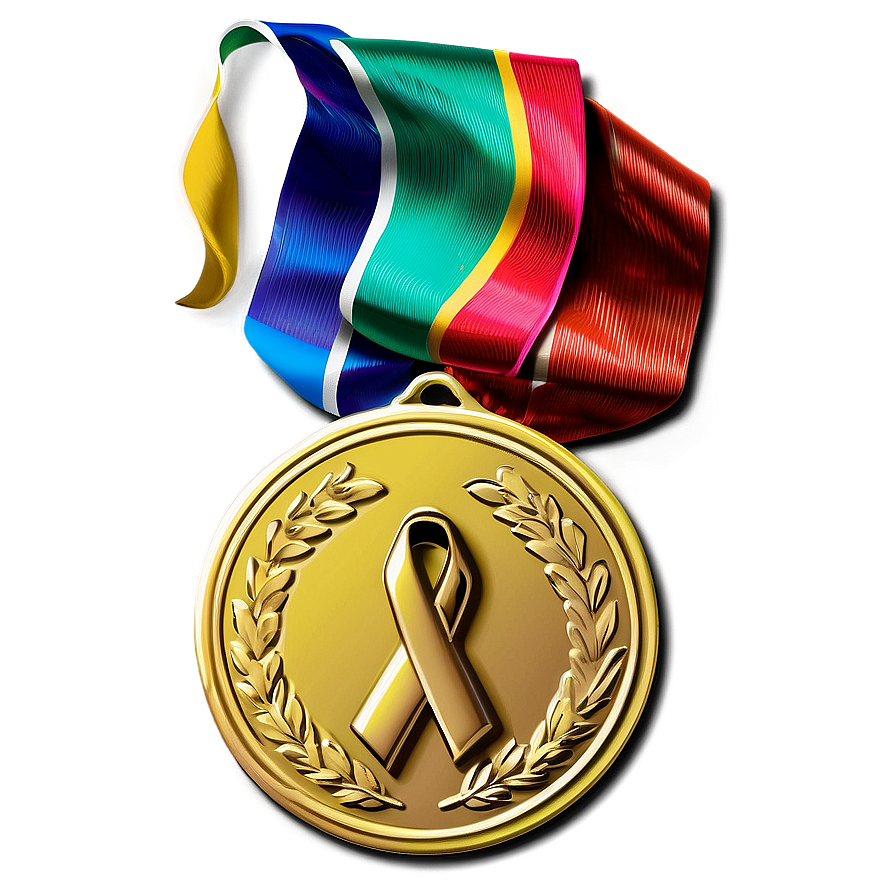 Yellow Ribbon Medal Png Uos