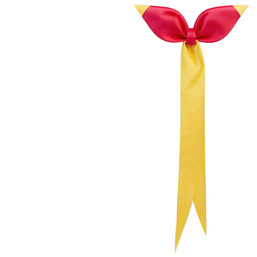 Yellow Ribbon On Black Png Onx15