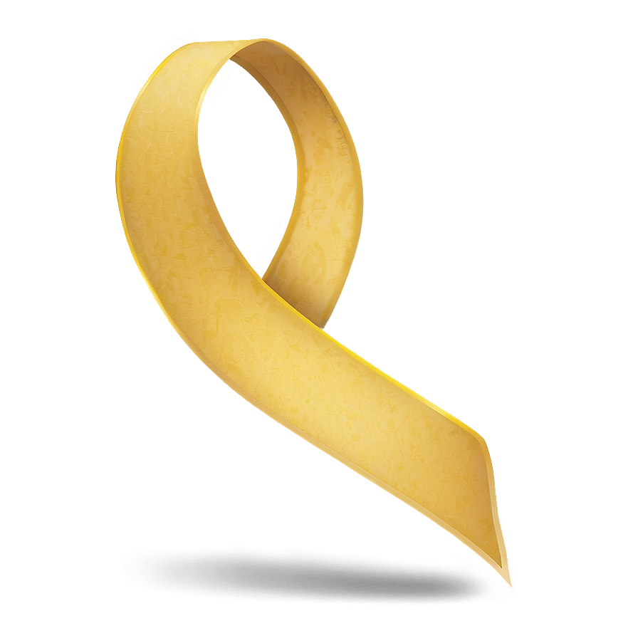 Yellow Ribbon Streamer Png Ksc