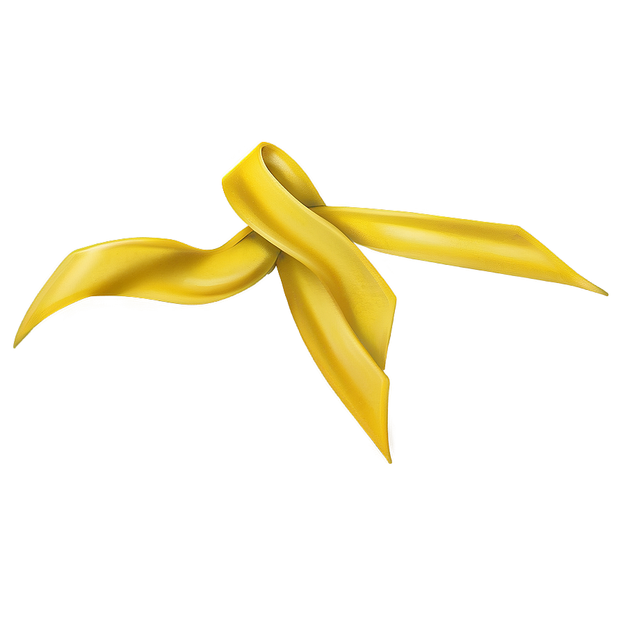 Yellow Ribbon Tie Png 06262024