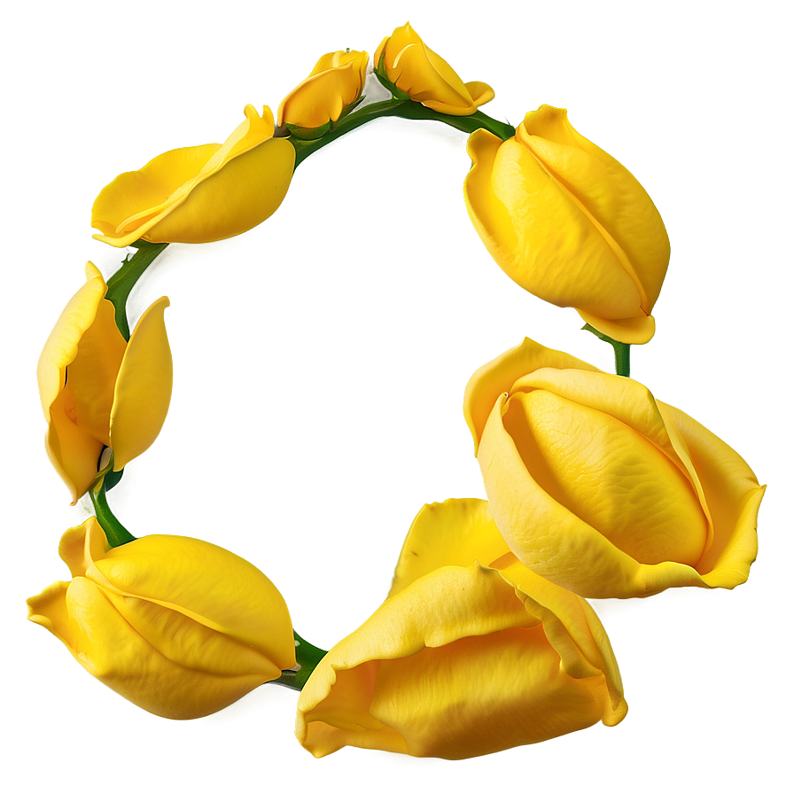 Yellow Rose Petals Png Ciu