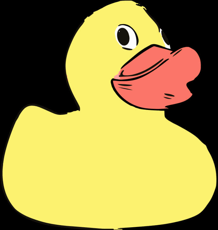 Yellow Rubber Duck Illustration