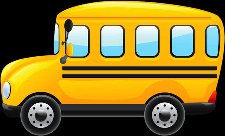 Yellow School Bus Cartoon