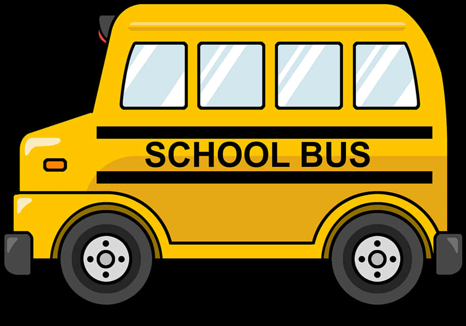 Yellow School Bus Illustration