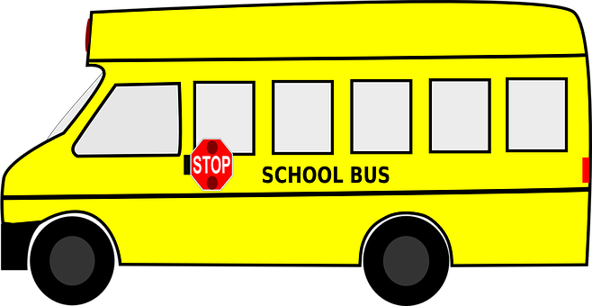 Yellow School Bus Illustration