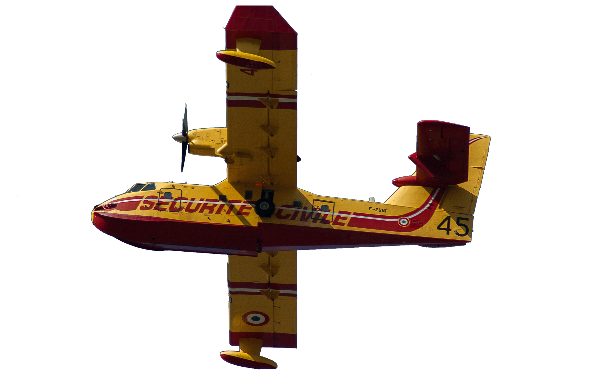 Yellow Seaplane Securite Civile45