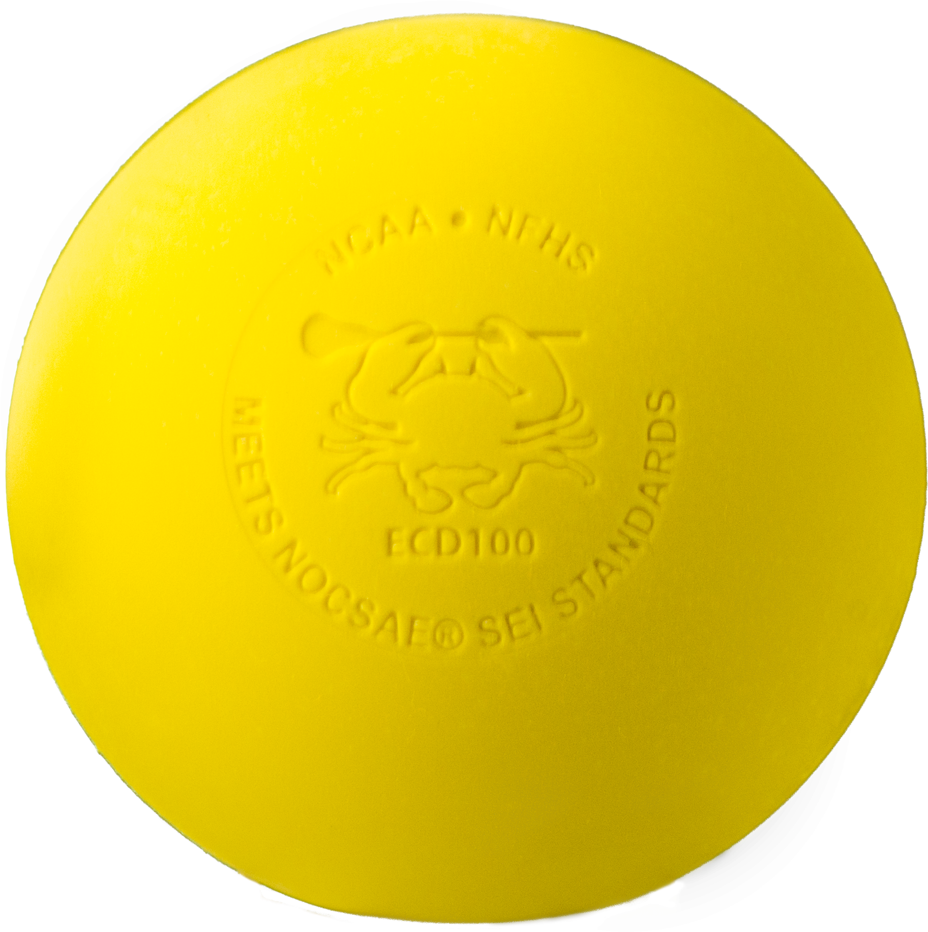 Yellow Sports Ball Certification Mark