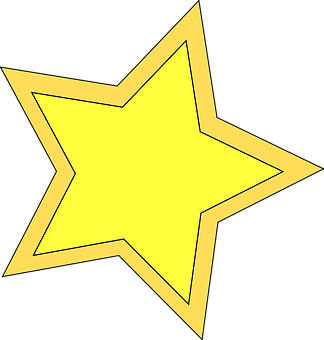 Yellow Star Graphic