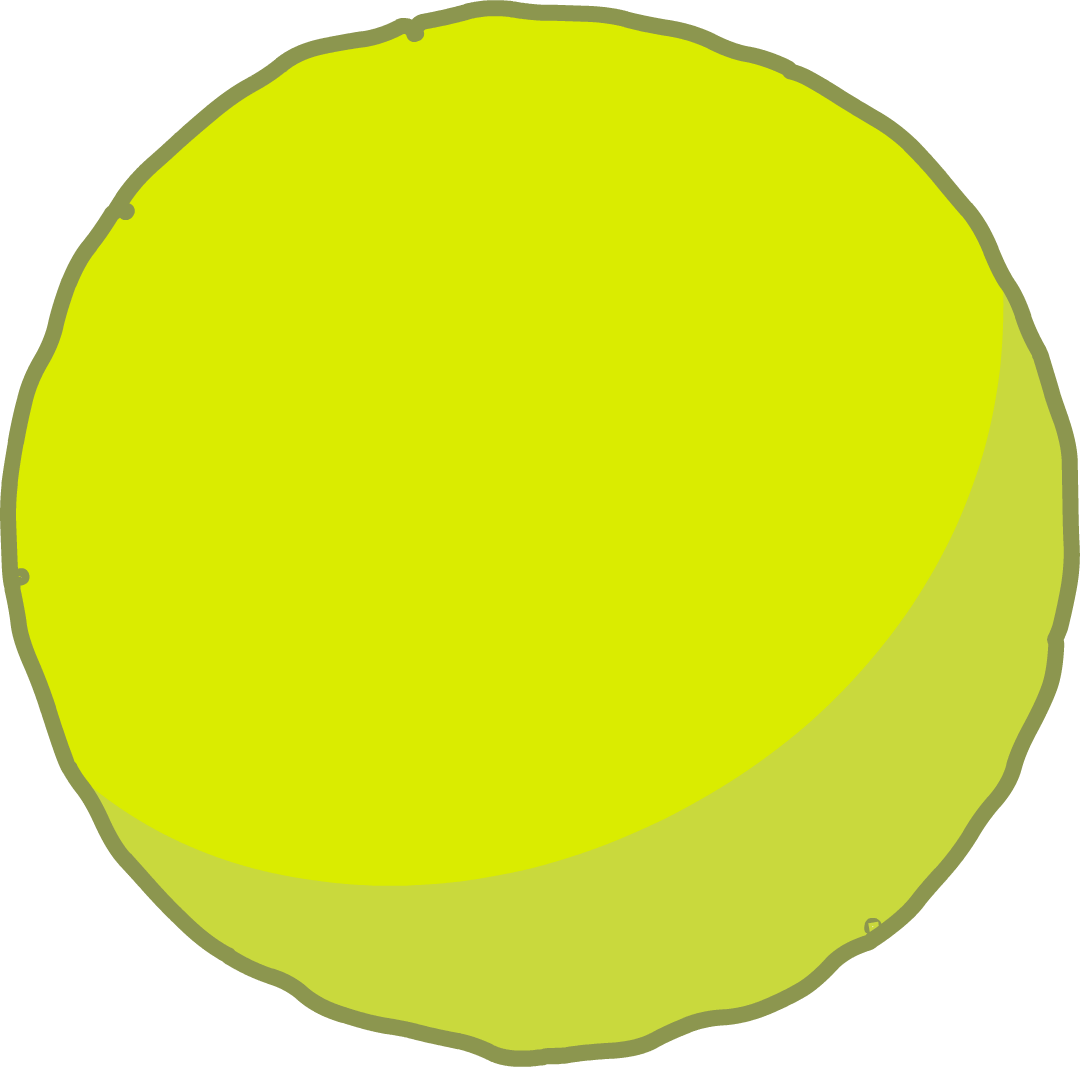 Yellow Tennis Ball Illustration