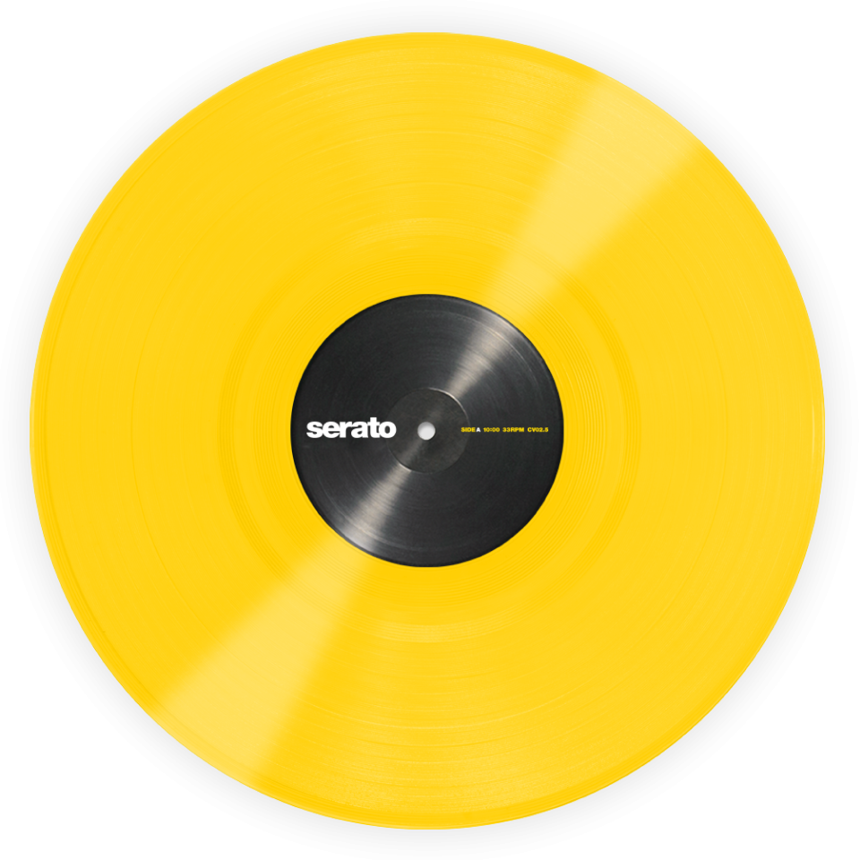 Yellow Vinyl Record Serato