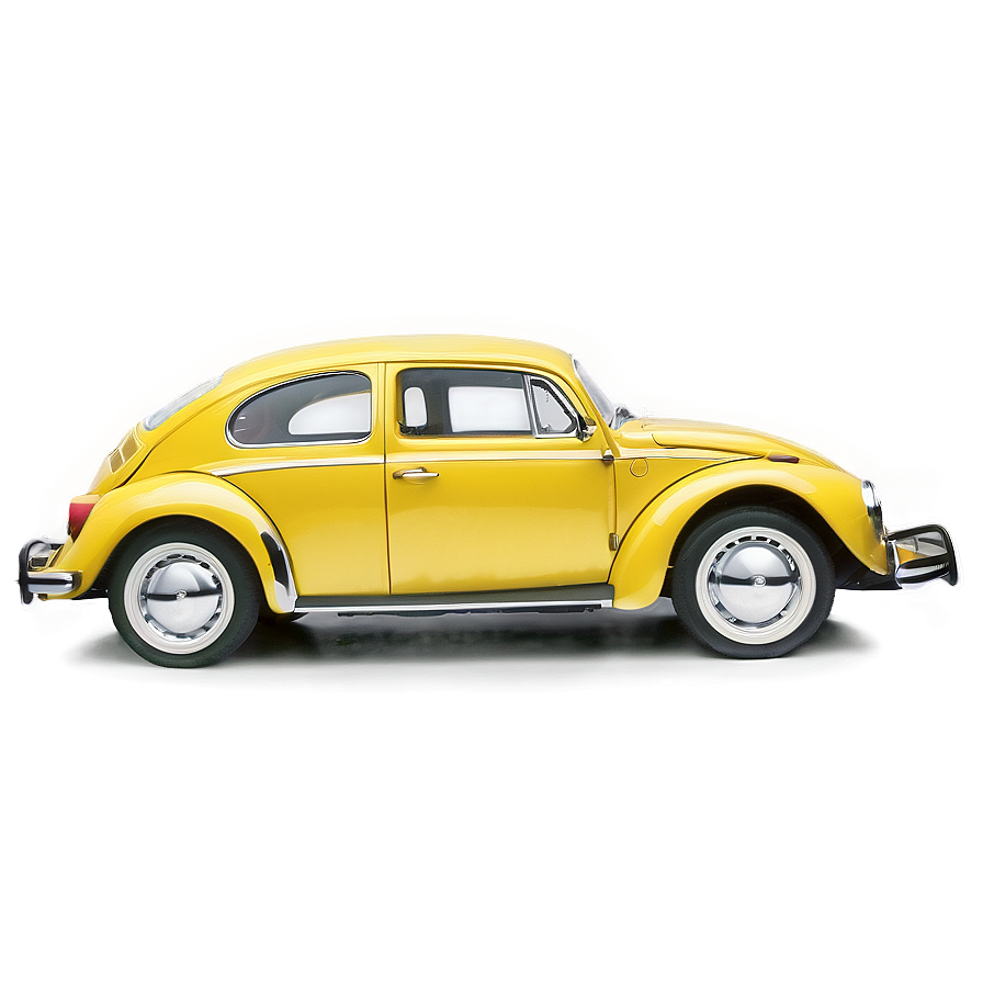 Yellow Volkswagen Beetle Car Png 06292024