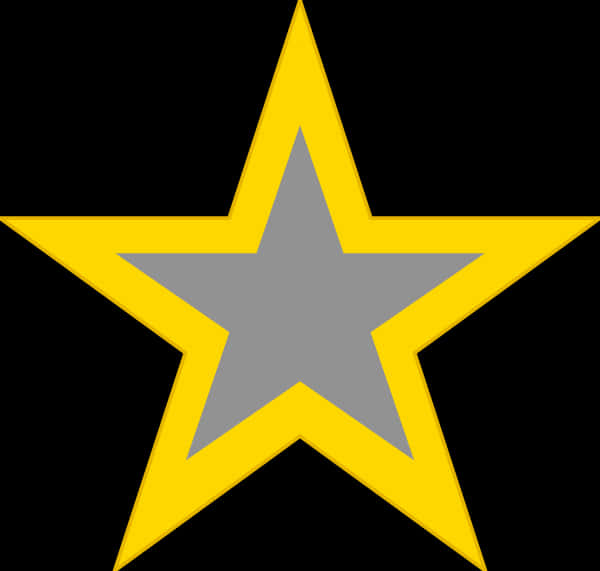 Yellowand Grey Star Logo