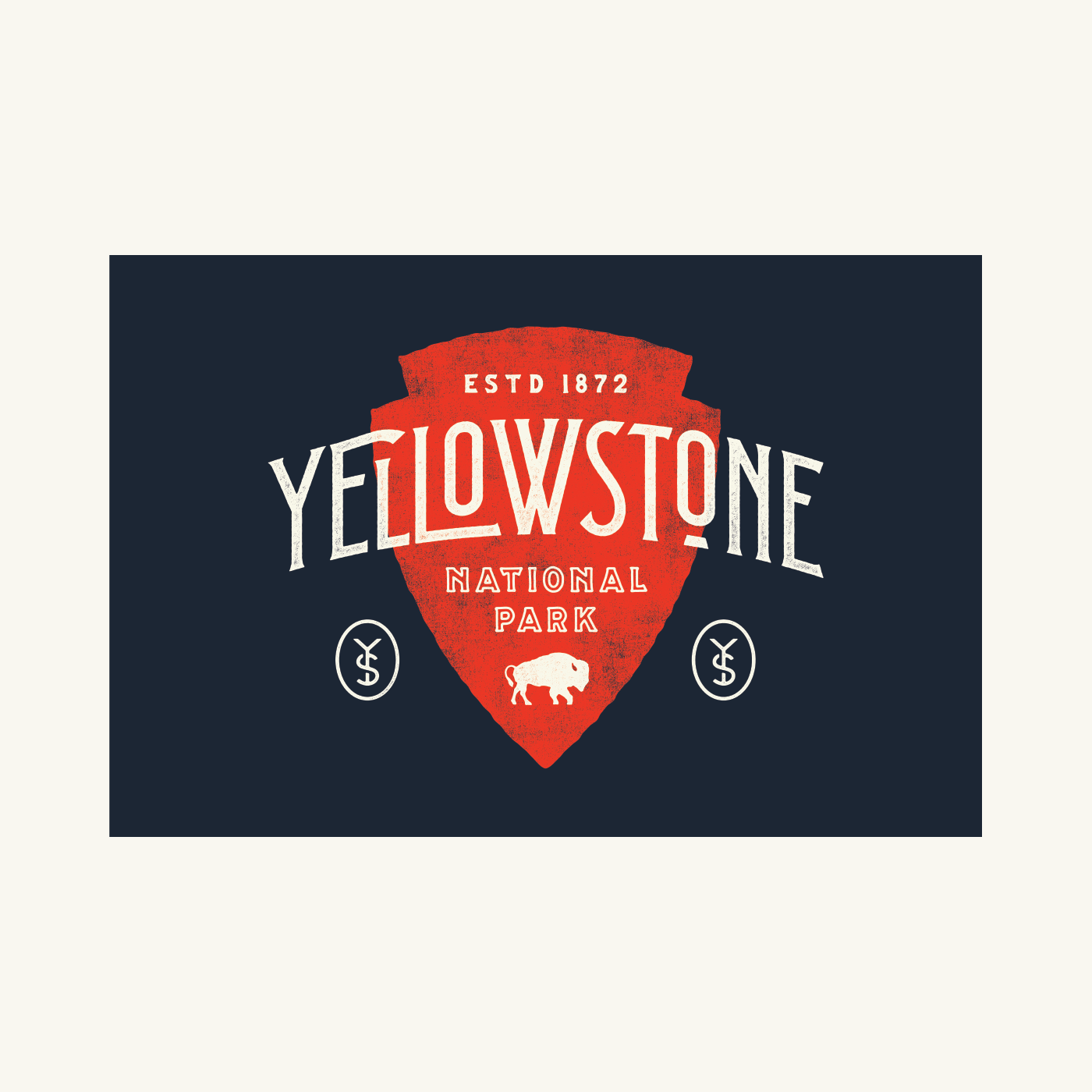 Yellowstone National Park Established1872 Logo