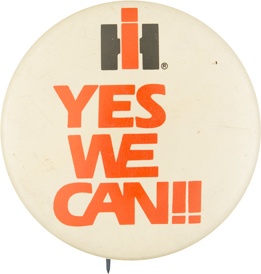 Yes We Can Vintage Pin