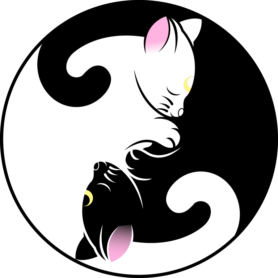 Yin Yang Cats Artwork