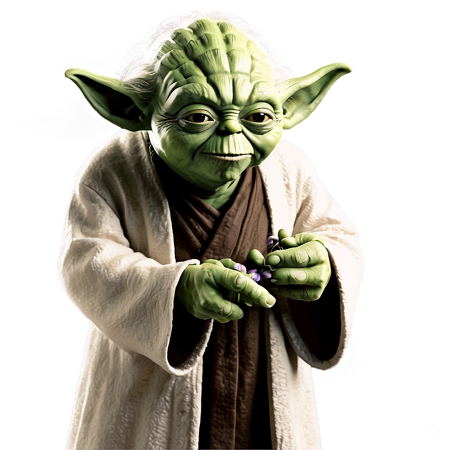 Yoda Classic Pose Png 63