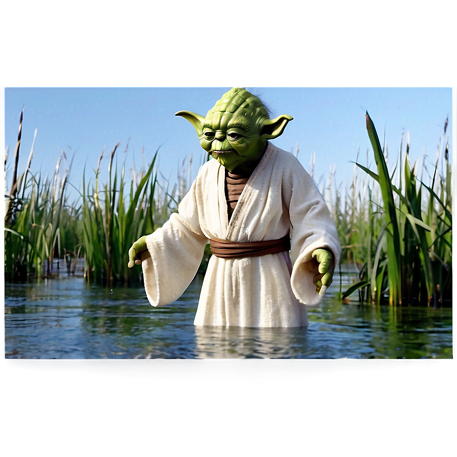 Yoda In Swamp Png Xfb21