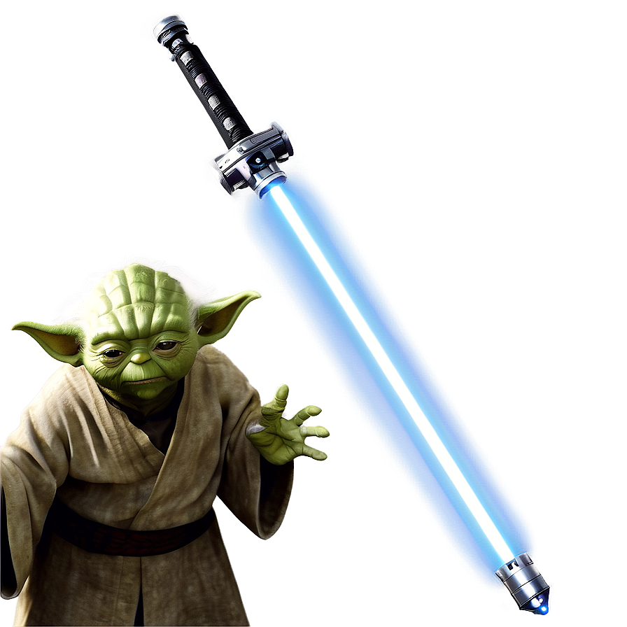 Yoda's Lightsaber Png 20