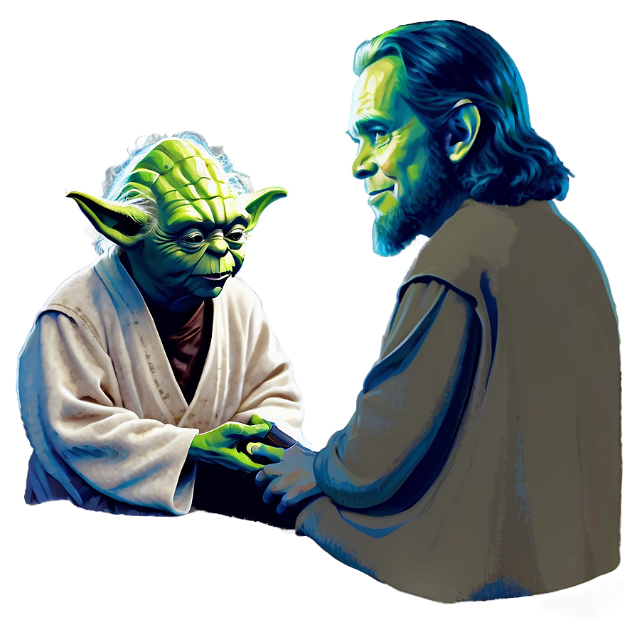 Yoda Teaching Luke Png Nwx