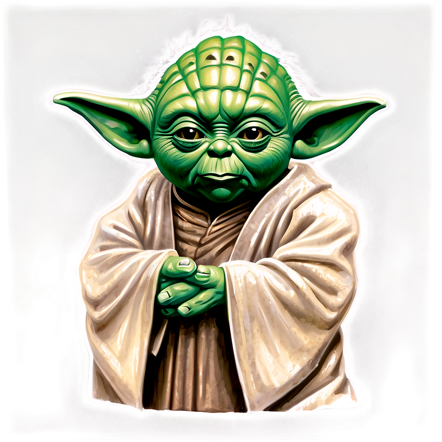 Yoda Vintage Art Png 28