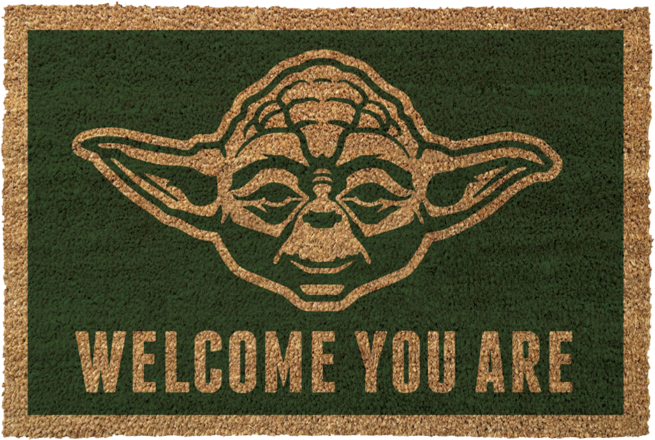 Yoda Welcome Mat Design