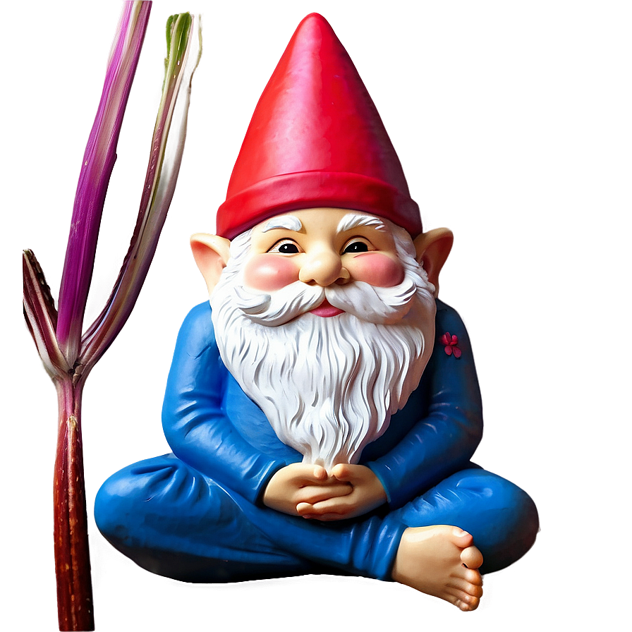 Yoga Garden Gnome Png 9