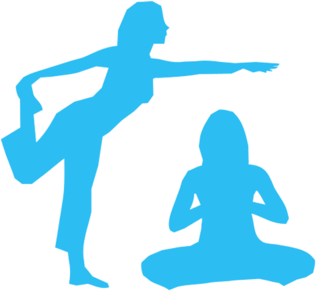 Yoga Pose Silhouettes