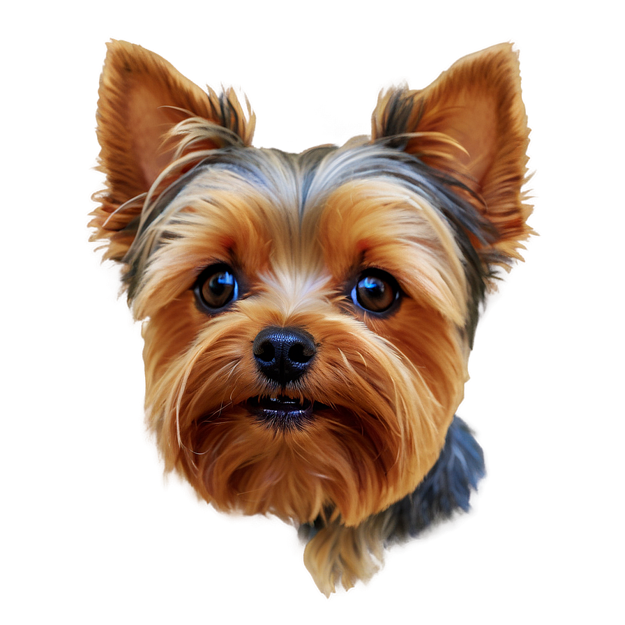 Yorkie Close-up Png Kyc