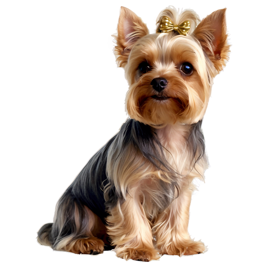 Yorkie With Bow Png Hsi