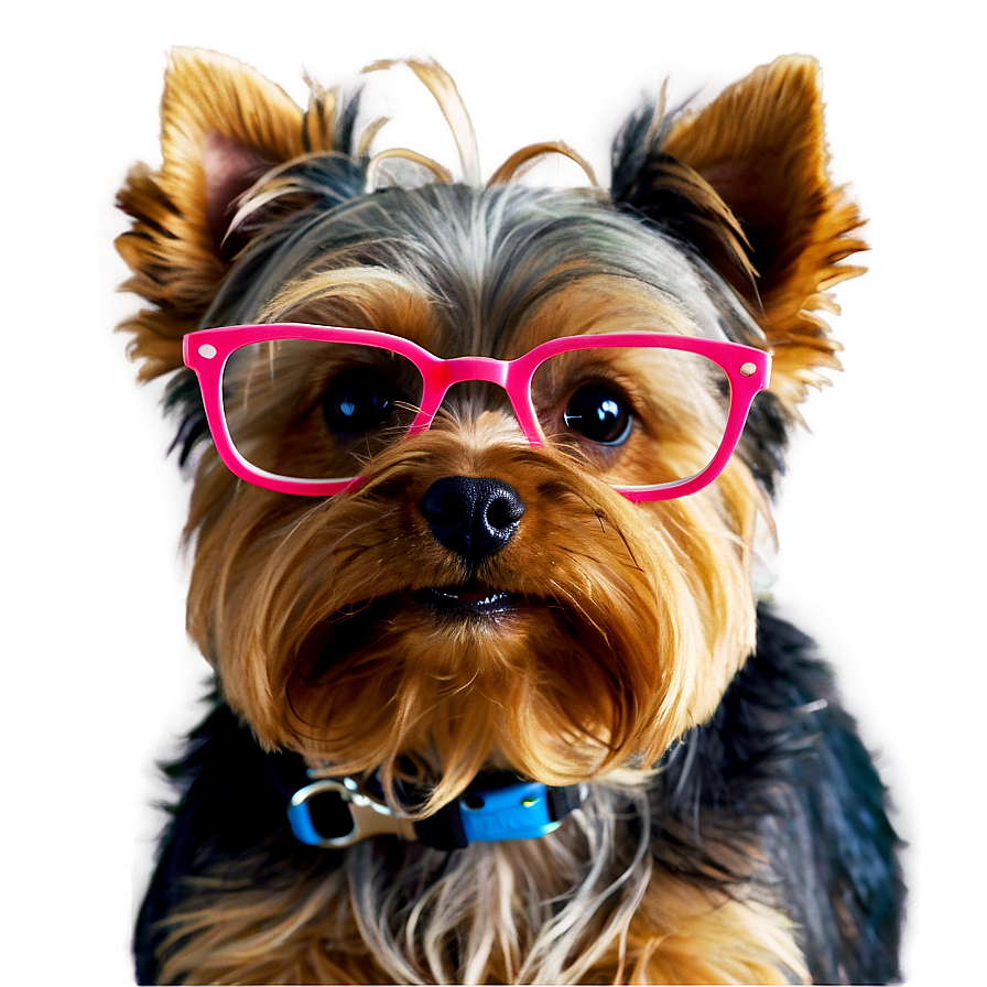 Yorkie With Glasses Png 86