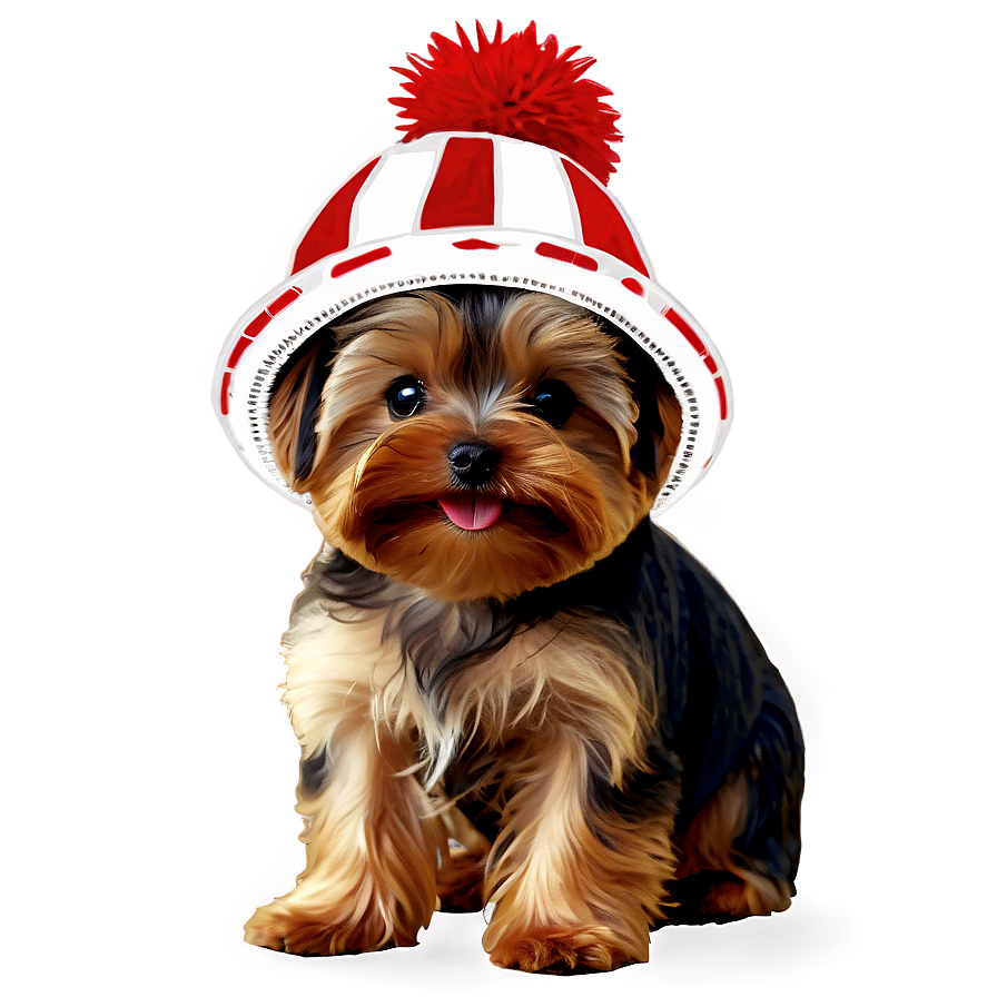 Yorkie With Hat Png Yyq