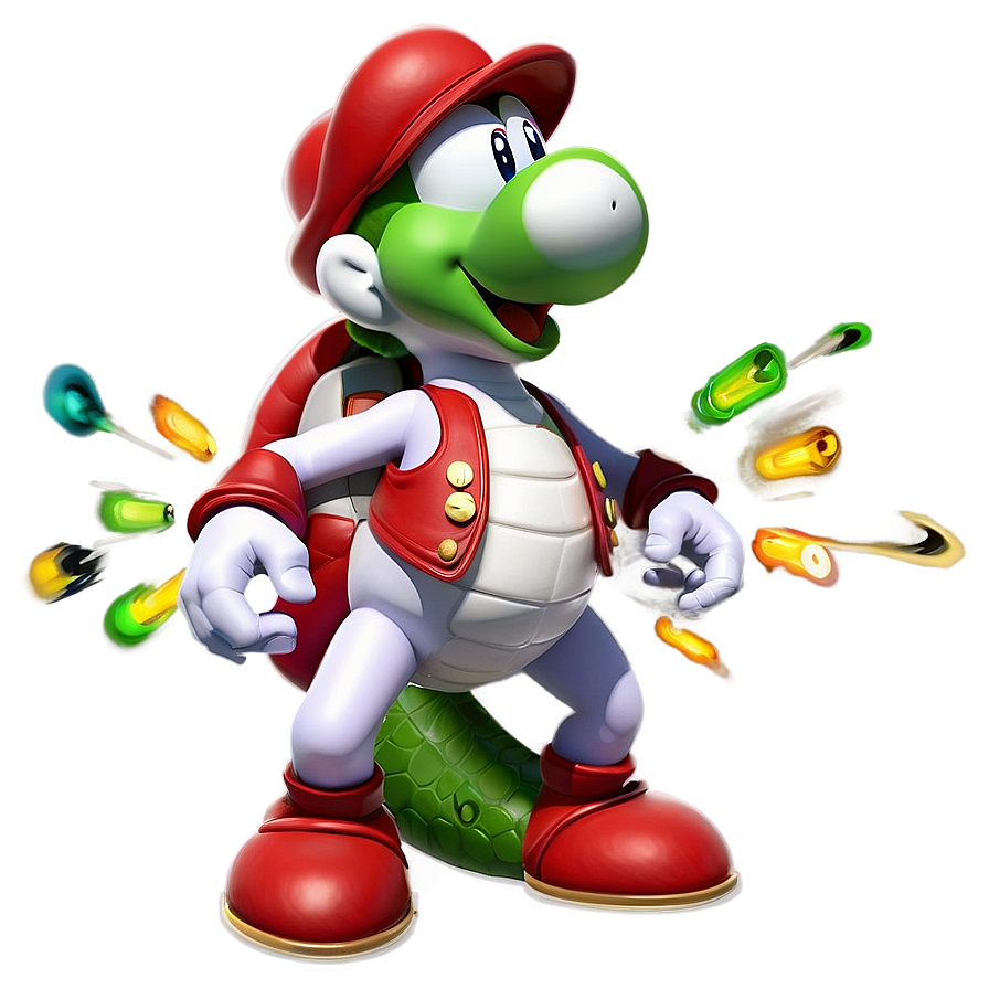 Yoshi In Battle Gear Png Oyp40