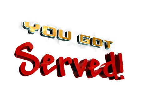 You Got Served Text Graphic