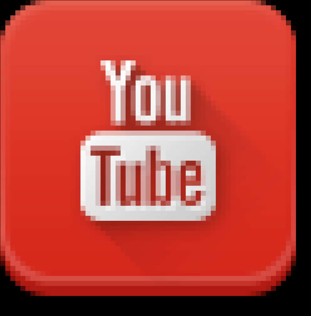 You Tube Icon Pixel Art