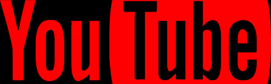 You Tube Logo Red Black Background