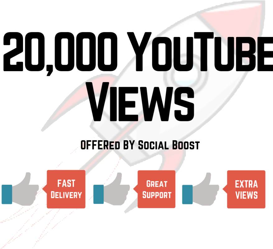 You Tube Views Promotion Graphic