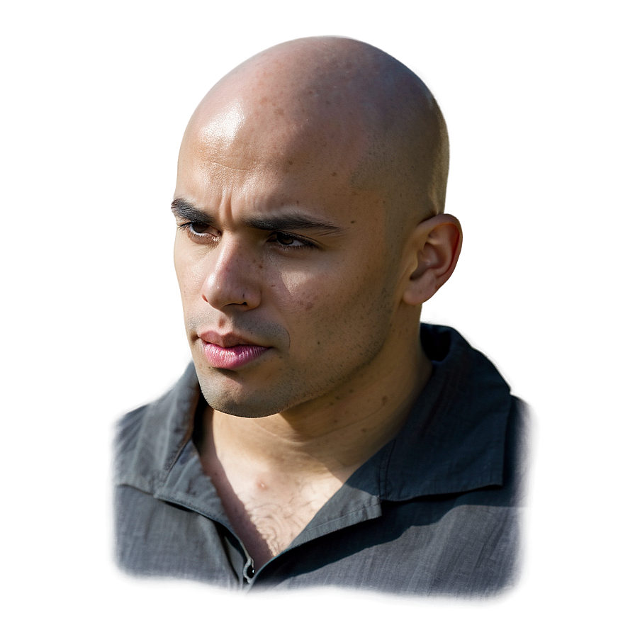 Young Bald Individual Png Cfy