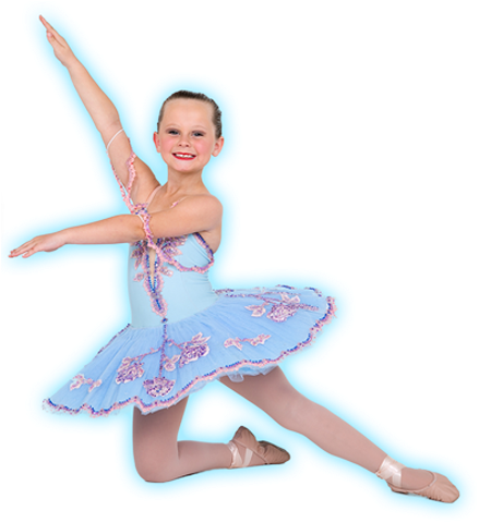 Young Ballerina Pose Cutout