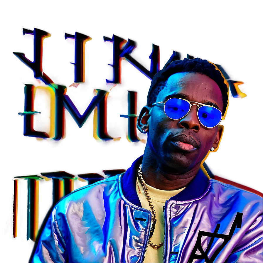 Young Dolph Abstract Art Png Sry14