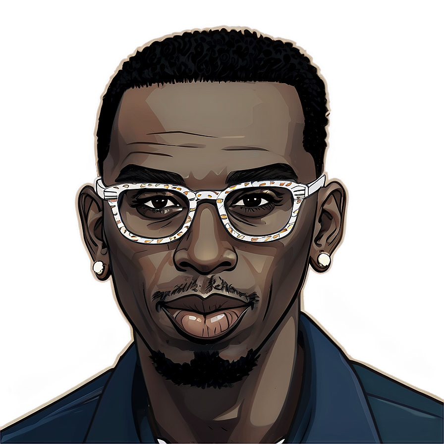 Young Dolph Caricature Png Lvg31