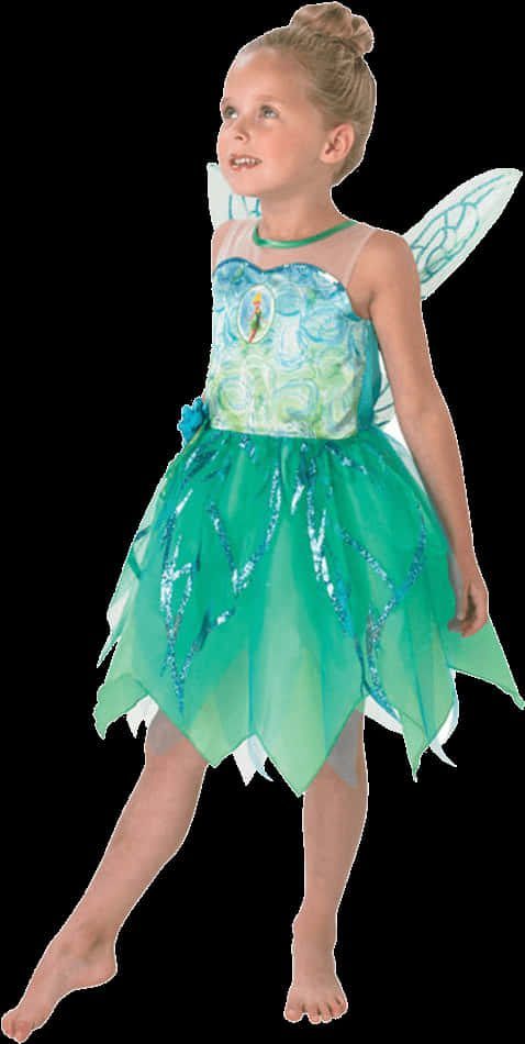 Young Girl Tinkerbell Costume