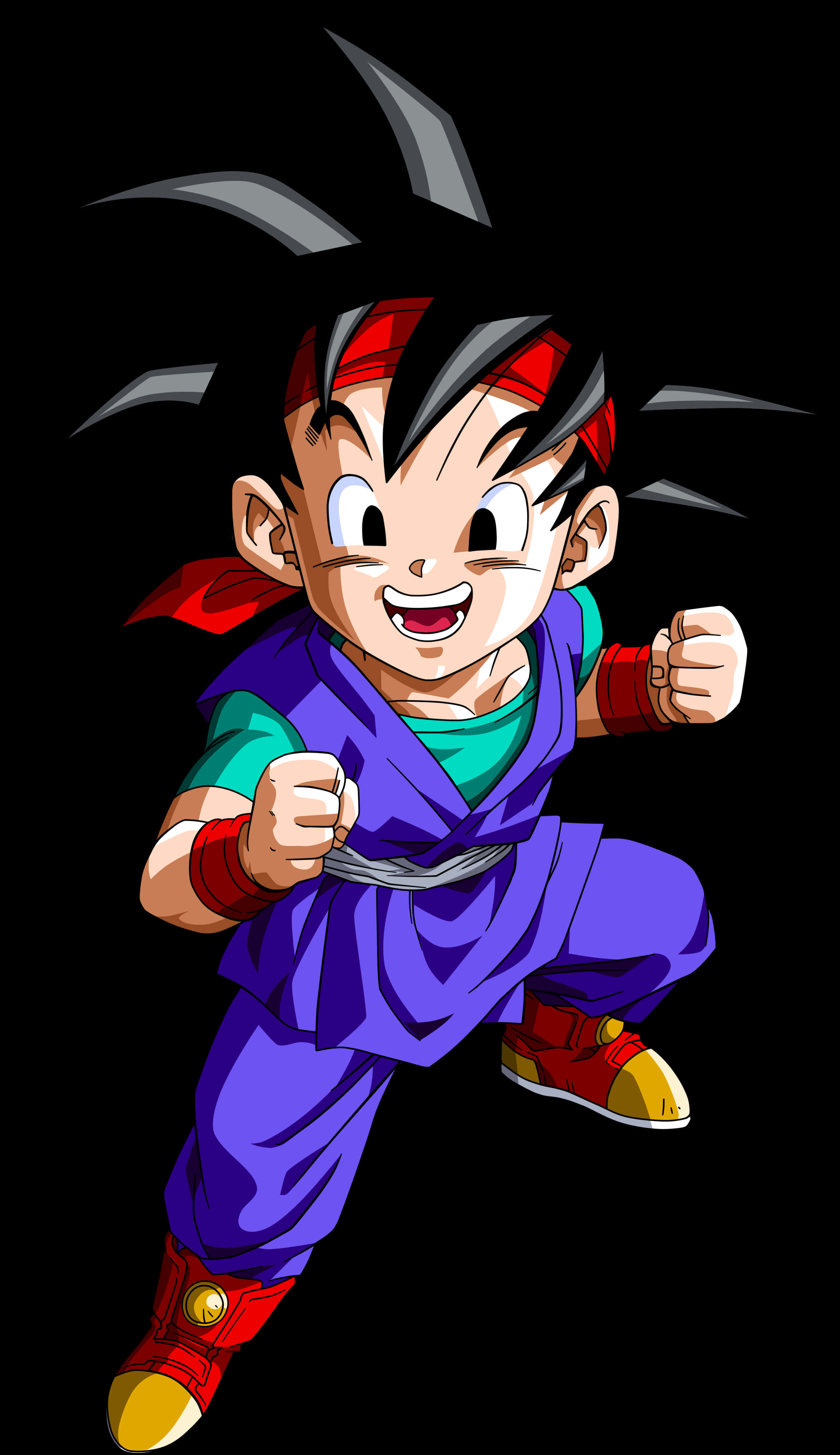 Young Goku Action Pose