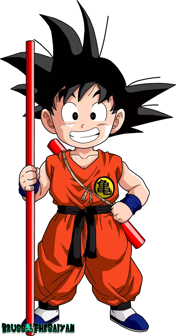 Young Goku With Power Pole