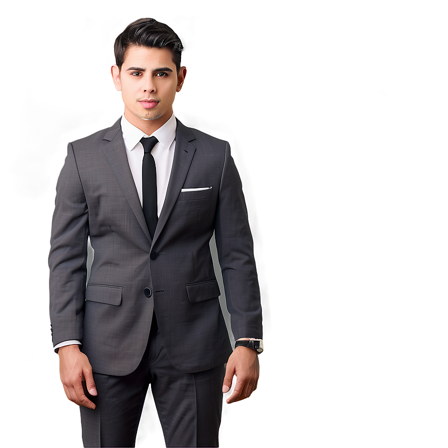 Young Man In Suit Png Ijs