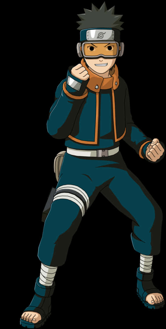 Young Ninja Obito Uchiha Pose