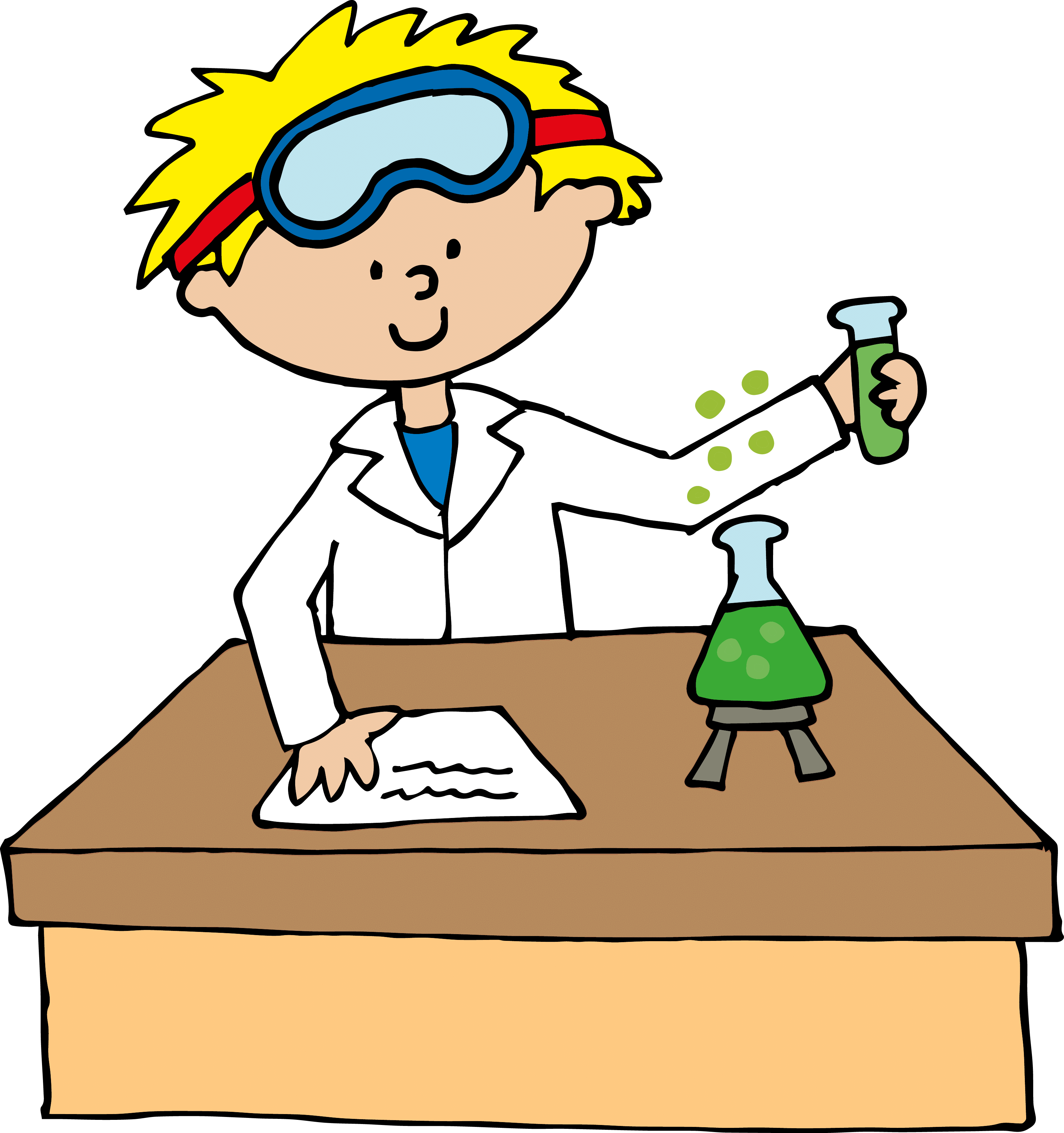 Young Scientist Conducting Experiment