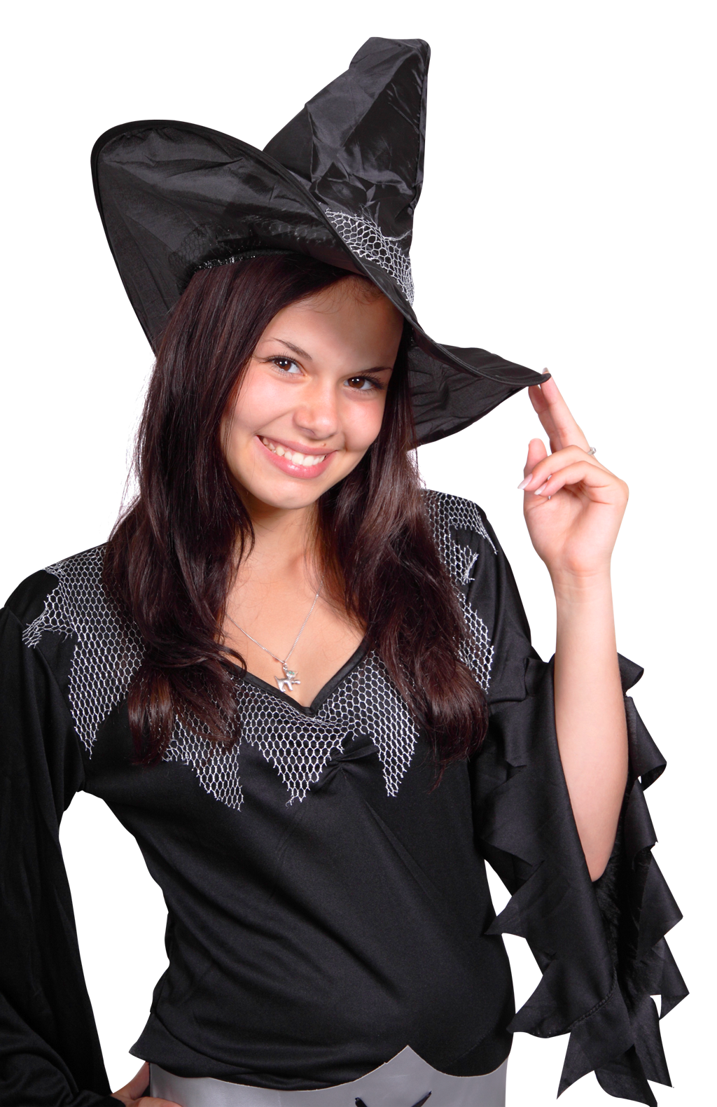 Young Witch Costume Smile