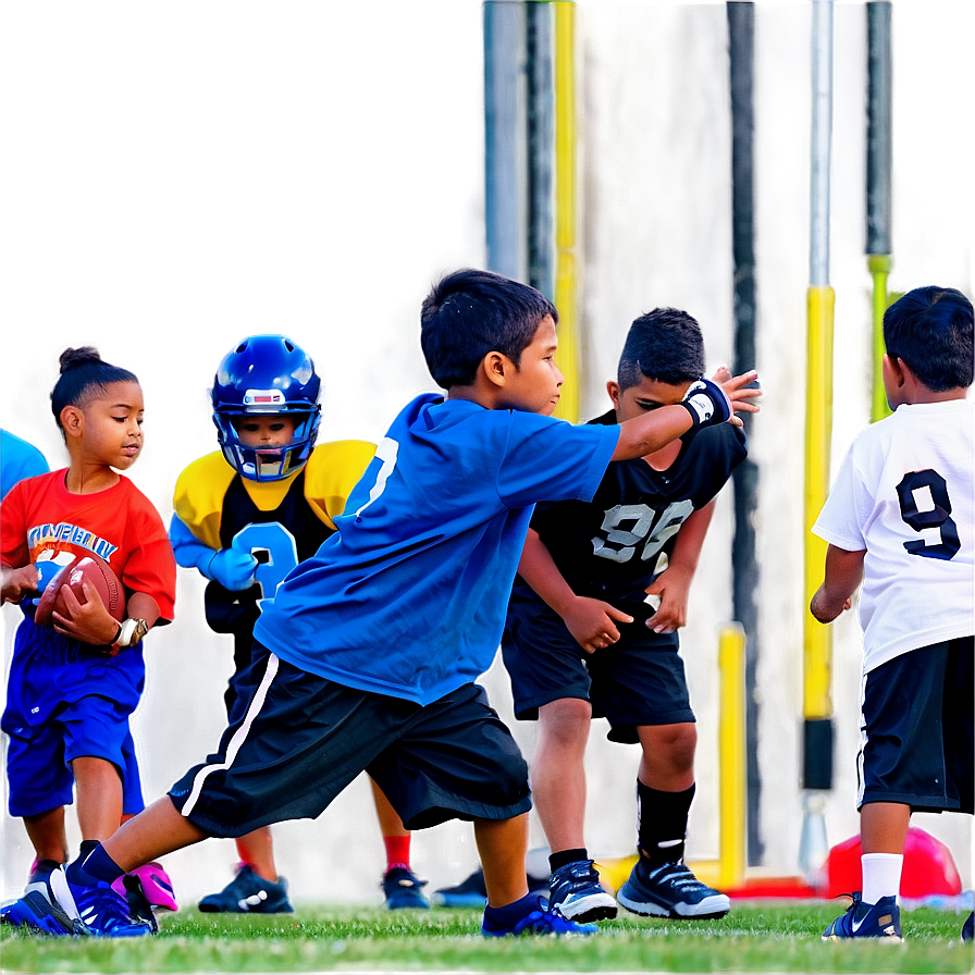 Youth Flag Football Practice Png Mkm