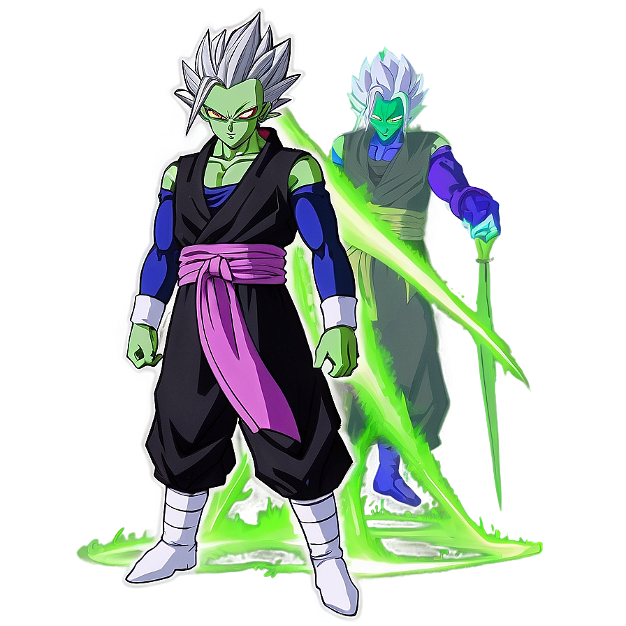 Zamasu God Split Cut Png Nlc13